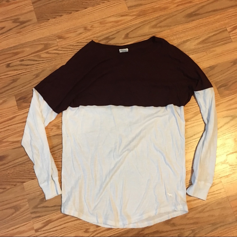 VS PINK crew neck long sleeve top XS